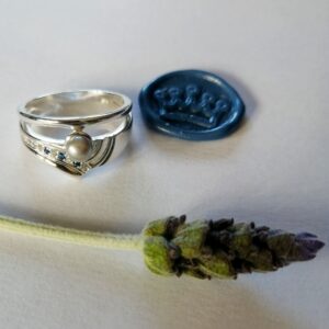 Crown with Pearl Ring